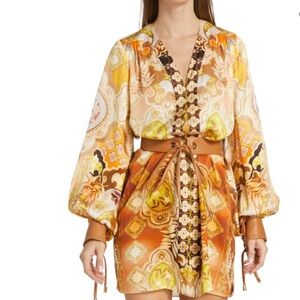 Alexis
Story Teller Printed & Belted Minidress X-small
Paisley Blossom NWT